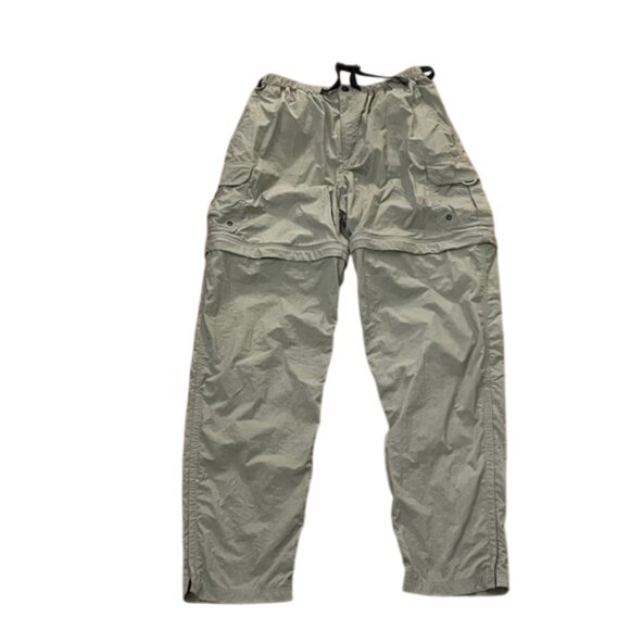 REI Convertible Nylon Cargo Pants Mens Size Medium 34L Belt Outdoors - Picture 1 of 13